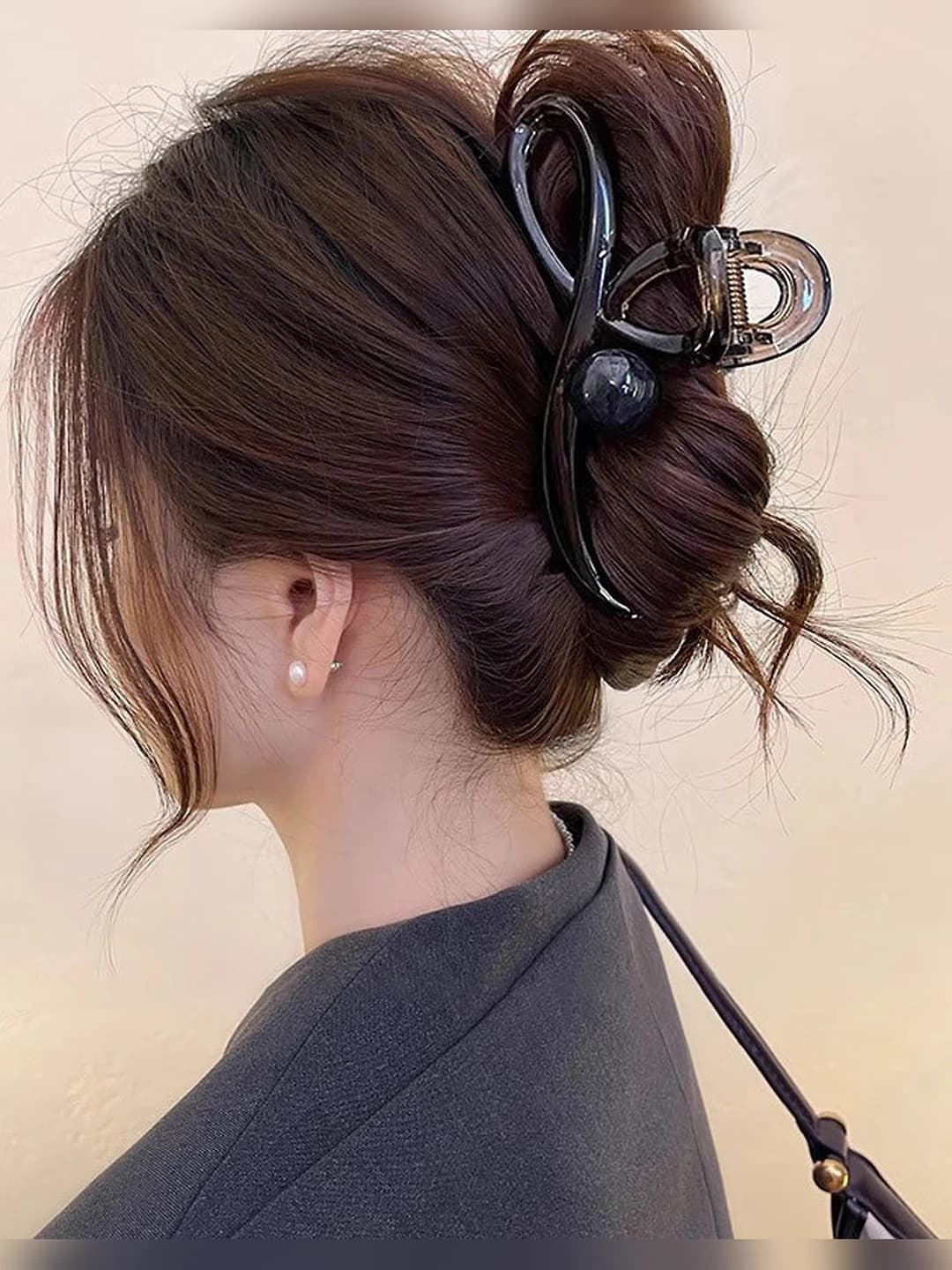 Clear grey, large 13 cm