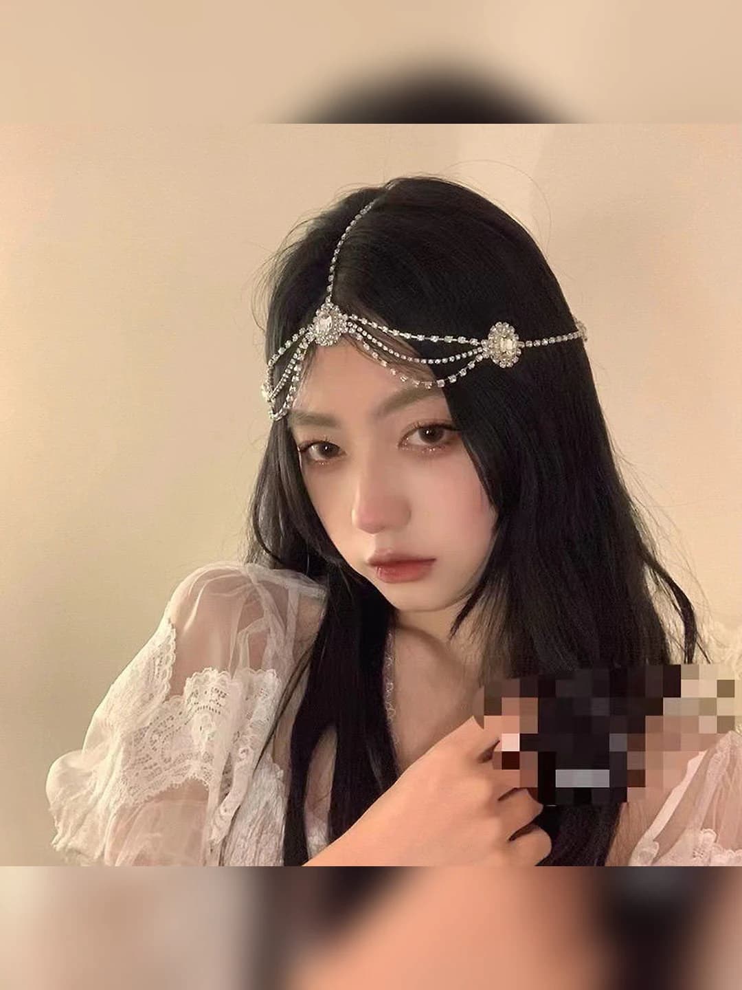 Silver headpiece 241209