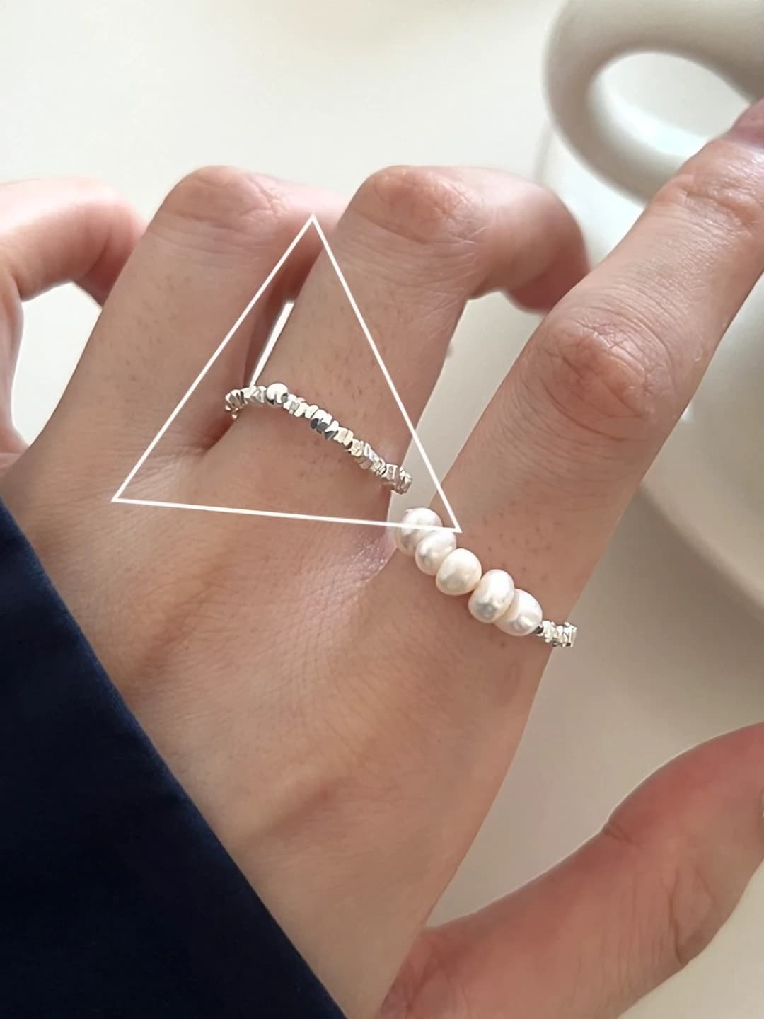 Silver ring [Simple]