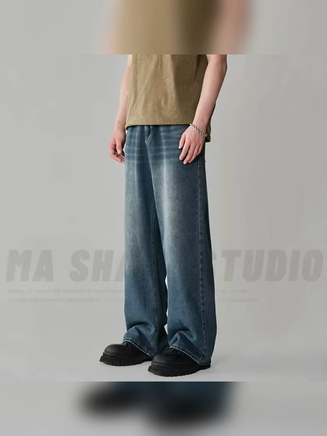 Винтажный синий