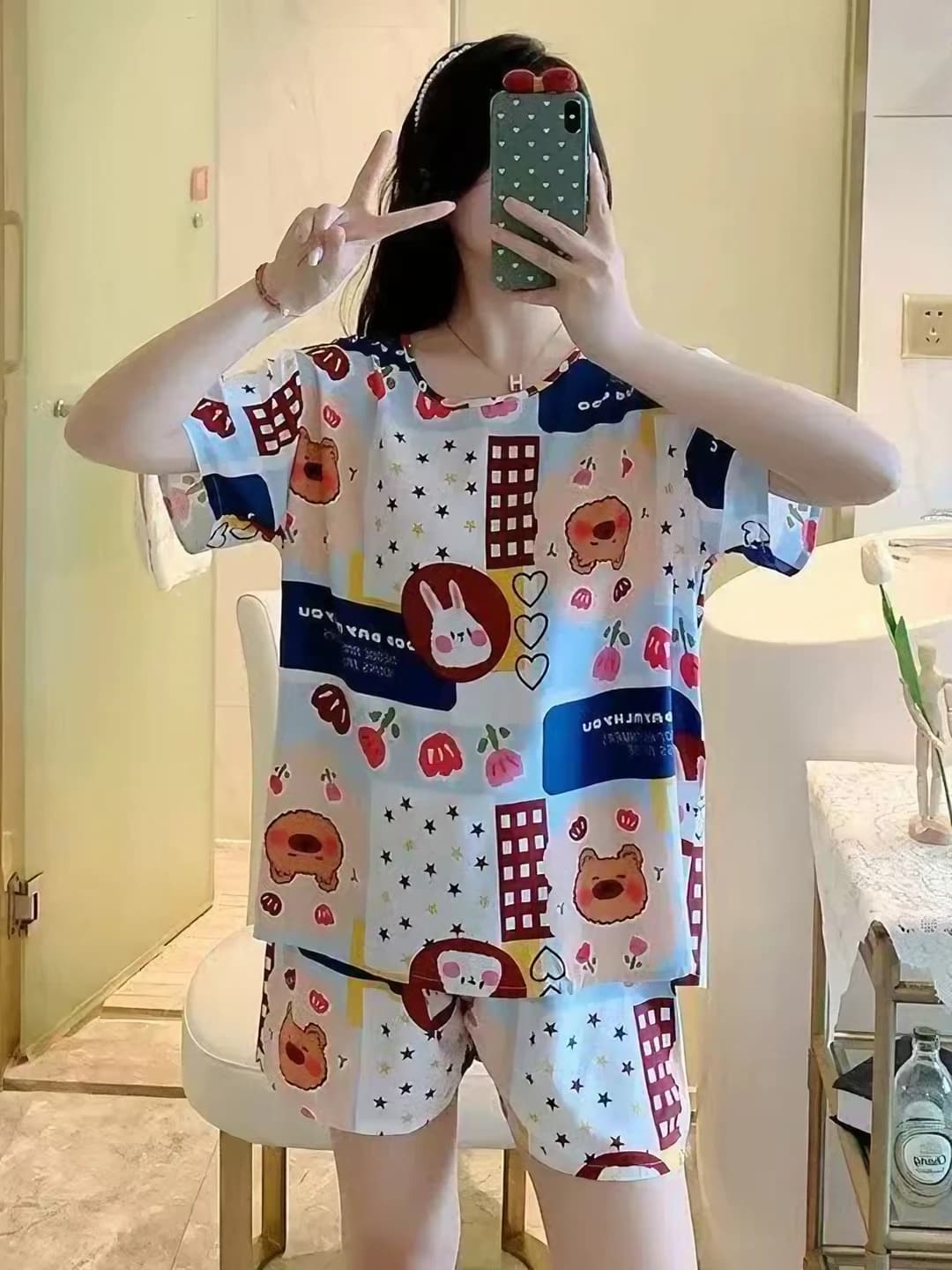Two short - Star floral bear