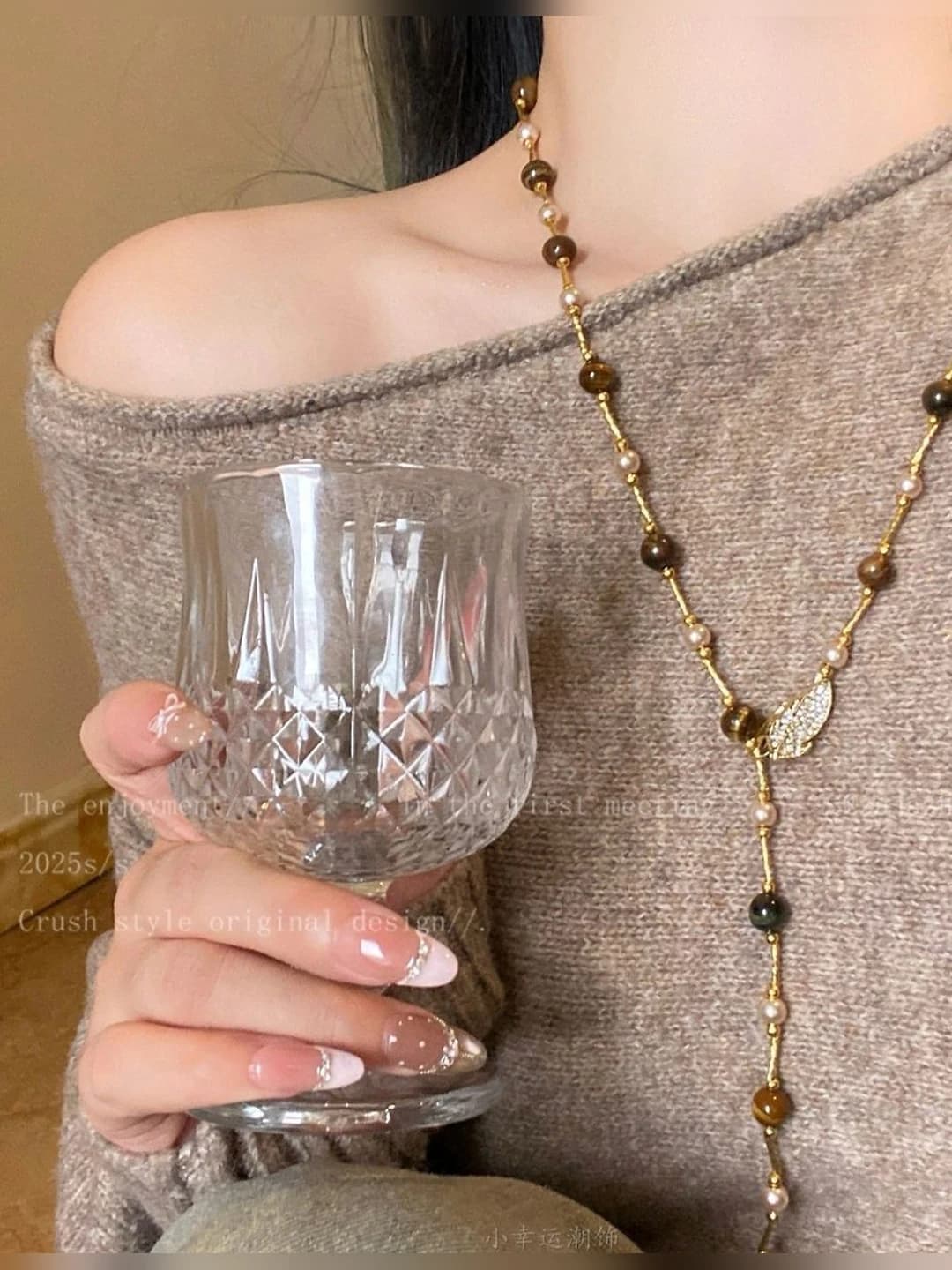 2# Necklace Gold Coffee