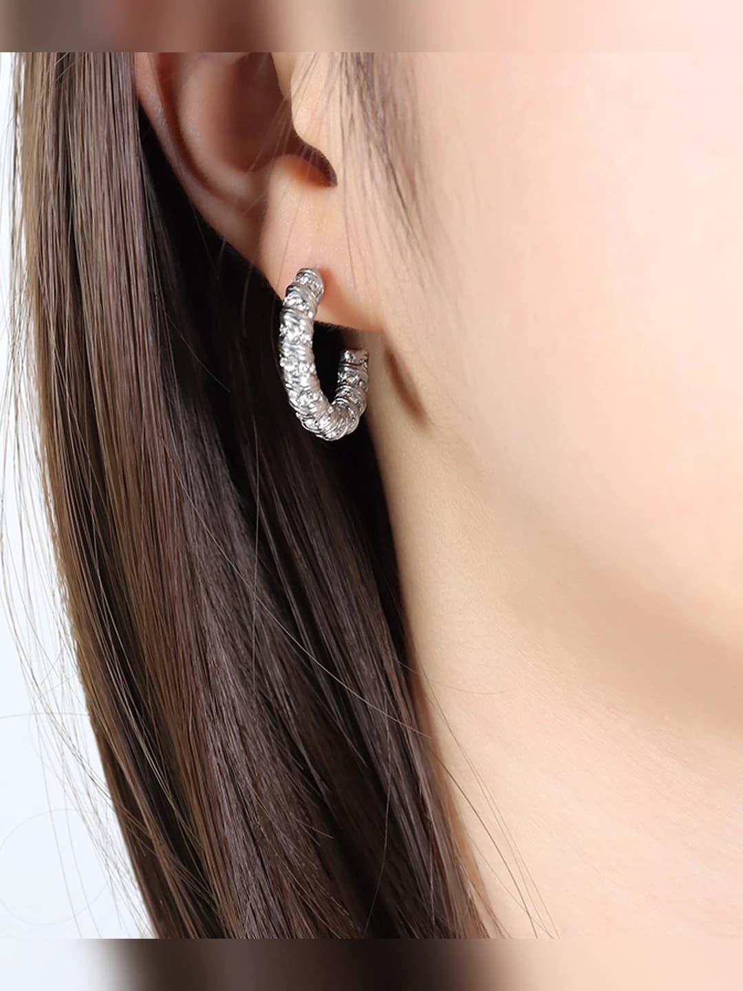 White diamond C-shape steel