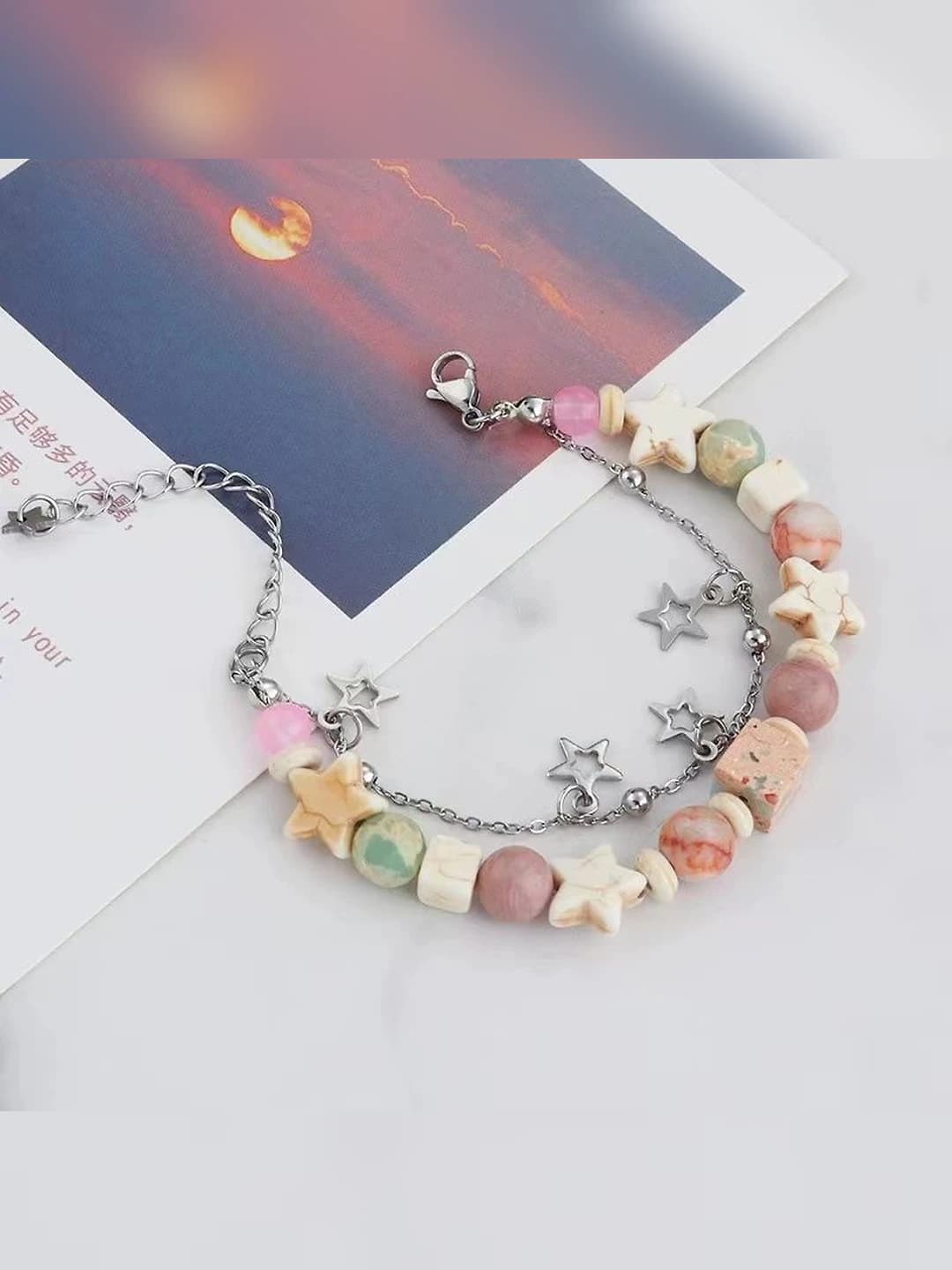 Pink Pluto bracelet