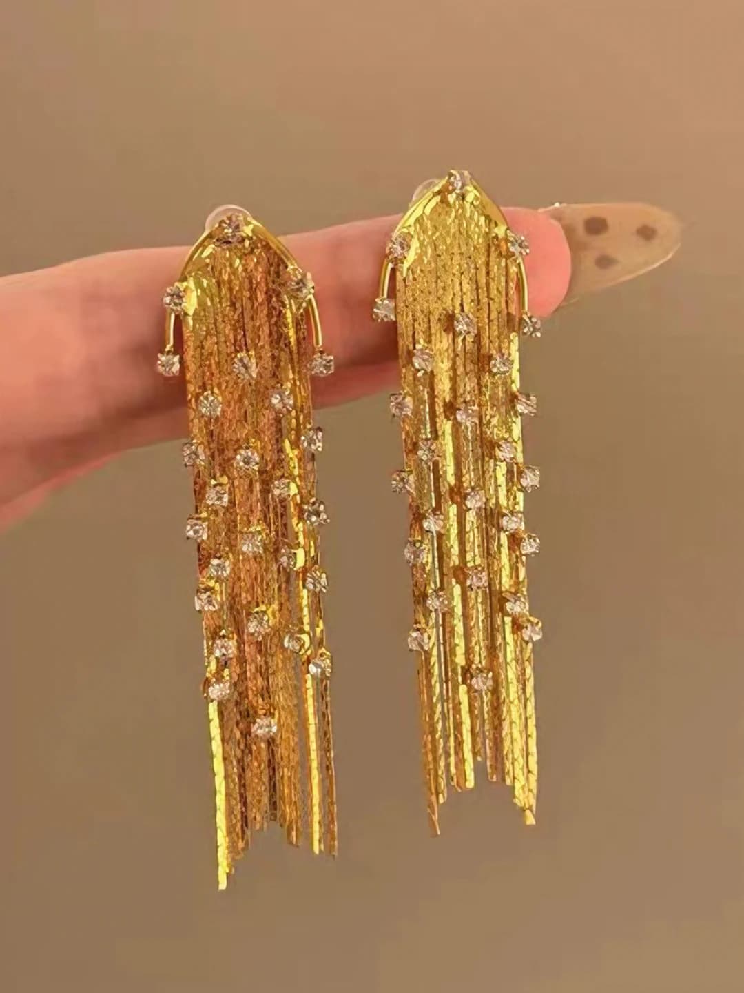 40# Oltin rangli fring quloqchin