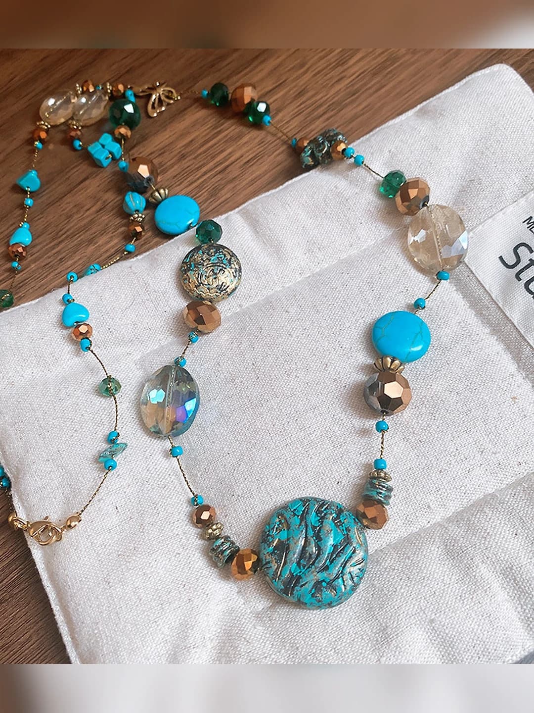 5# chain - blue-round