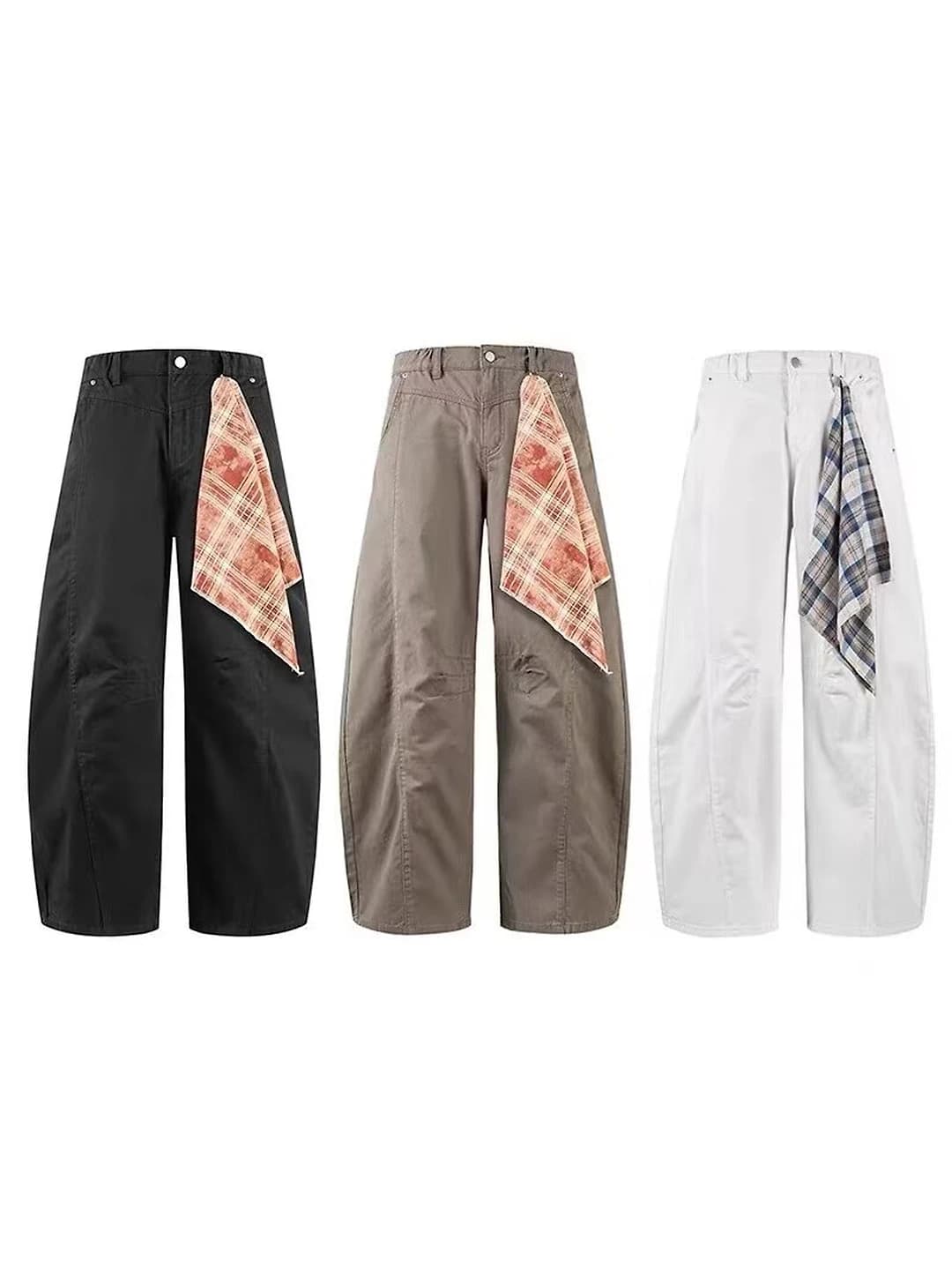 Women's spring jeans: wide-leg trousers, loose fit, straight cut, trousers, casual, mid-waist, stretch, non-iron
