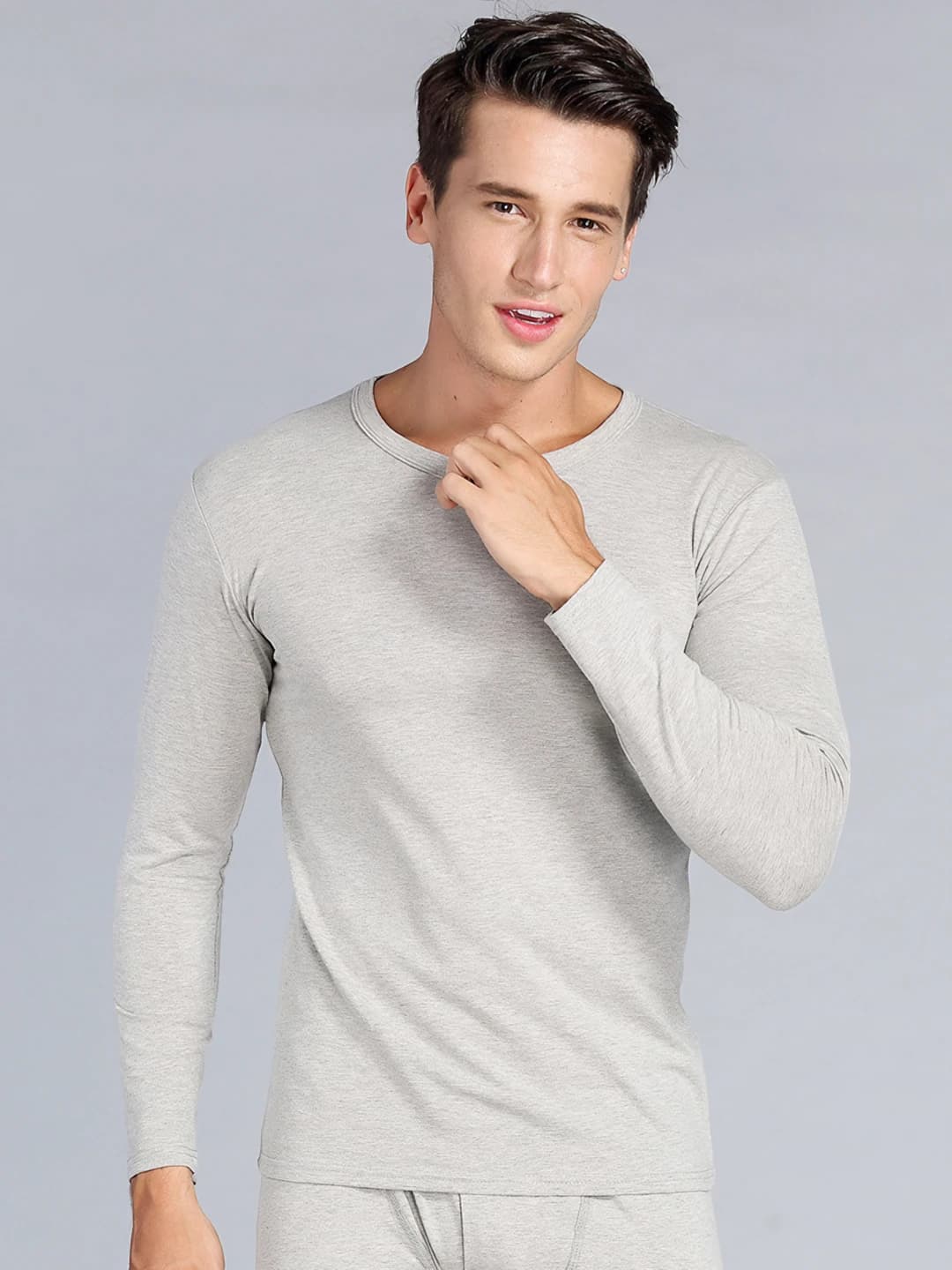 Men's light heather grey
