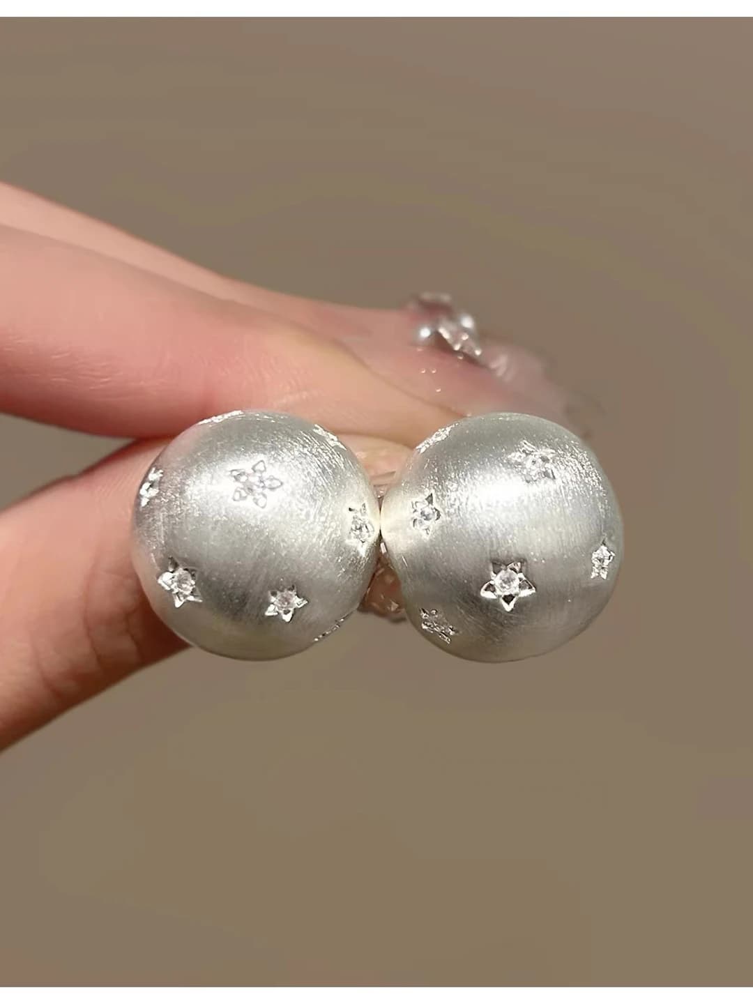 1# Silver post - Silver