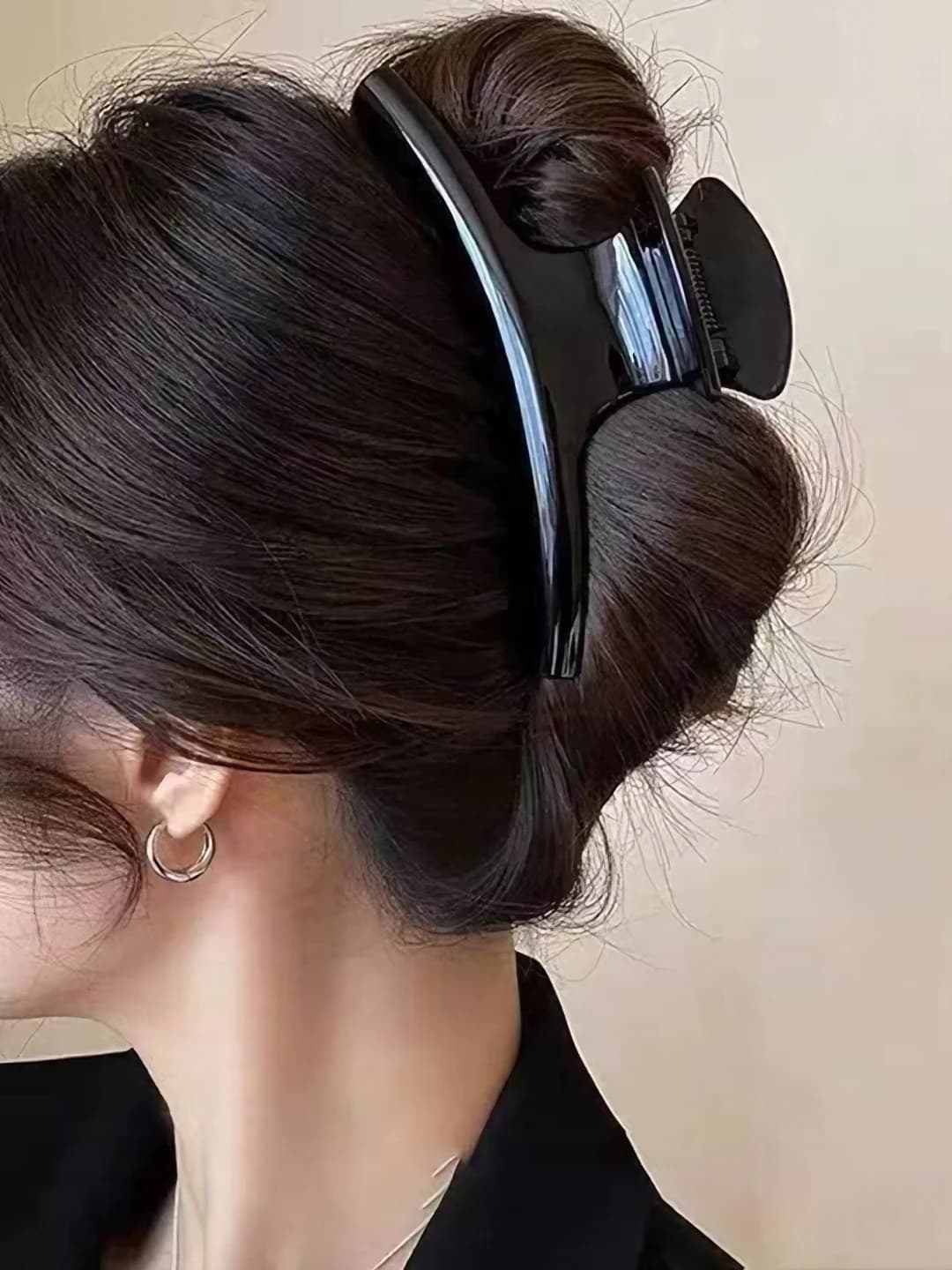 Black clip 15 cm