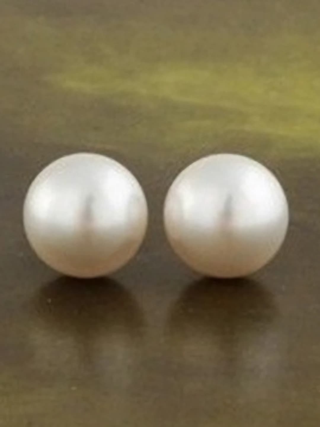 8mm жемчужные серьги #ES074