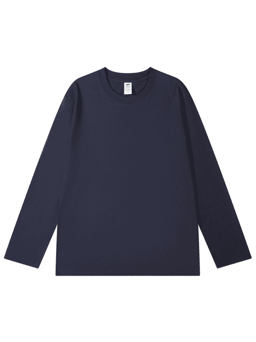 Midnight Blue, crew neck, long sleeve