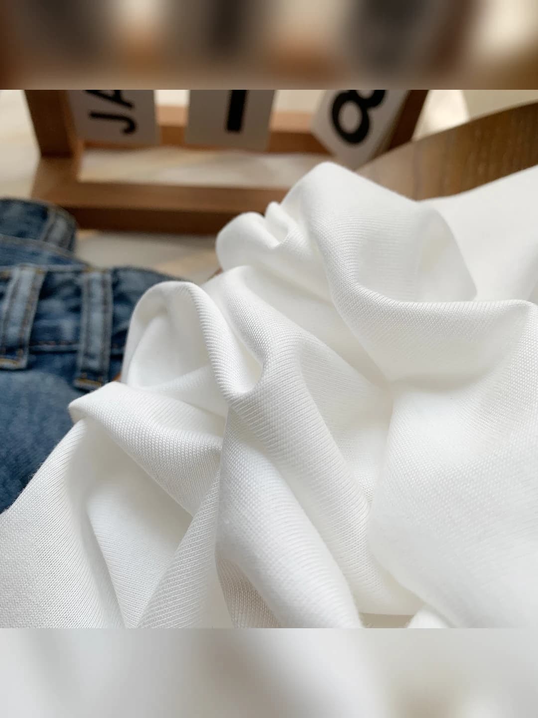 White - solid, no print