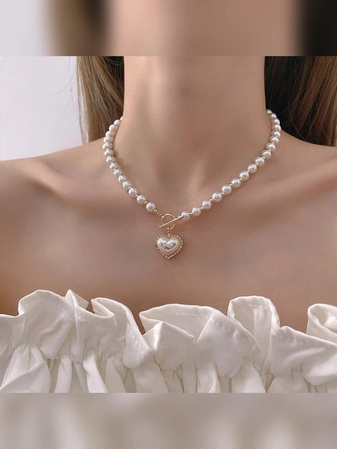 Mermaid heart, pearl