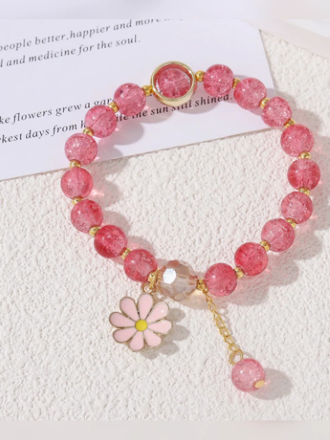 Daisi strawberry quartz