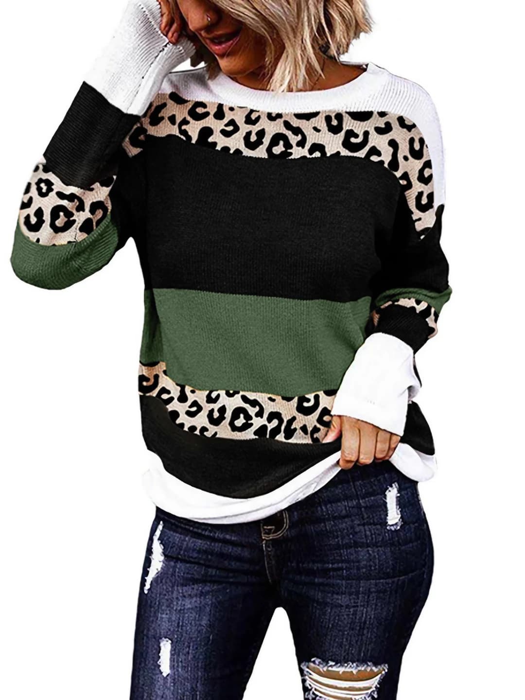 Leopard, green