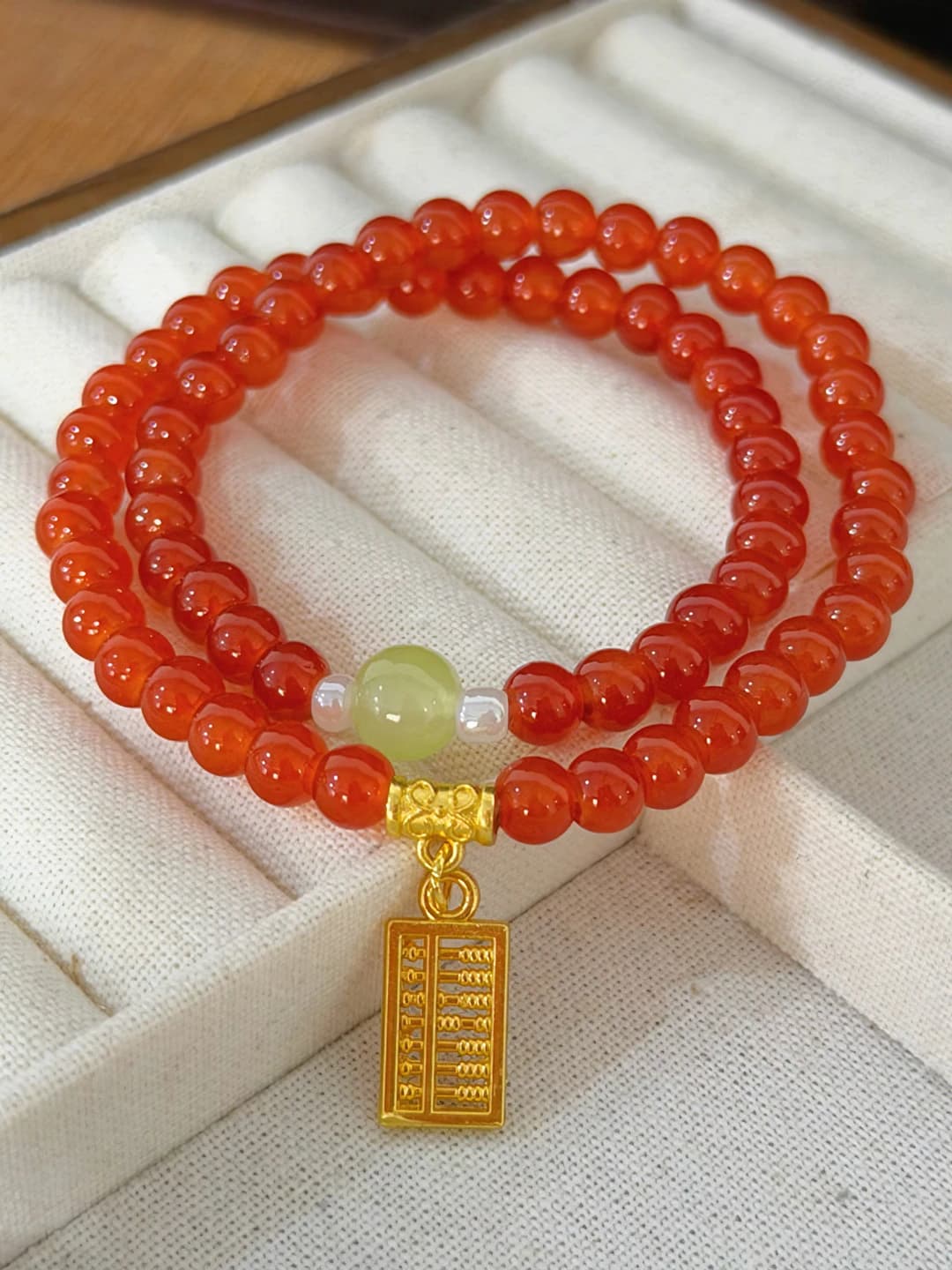 M4 Gold sun abacus bracelet
