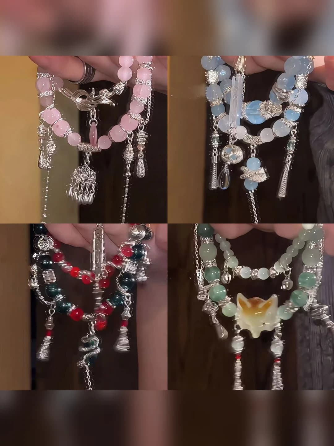 Ayollar uchun retro uslubdagi qisqaroq oq rangdagi qo‘l zari