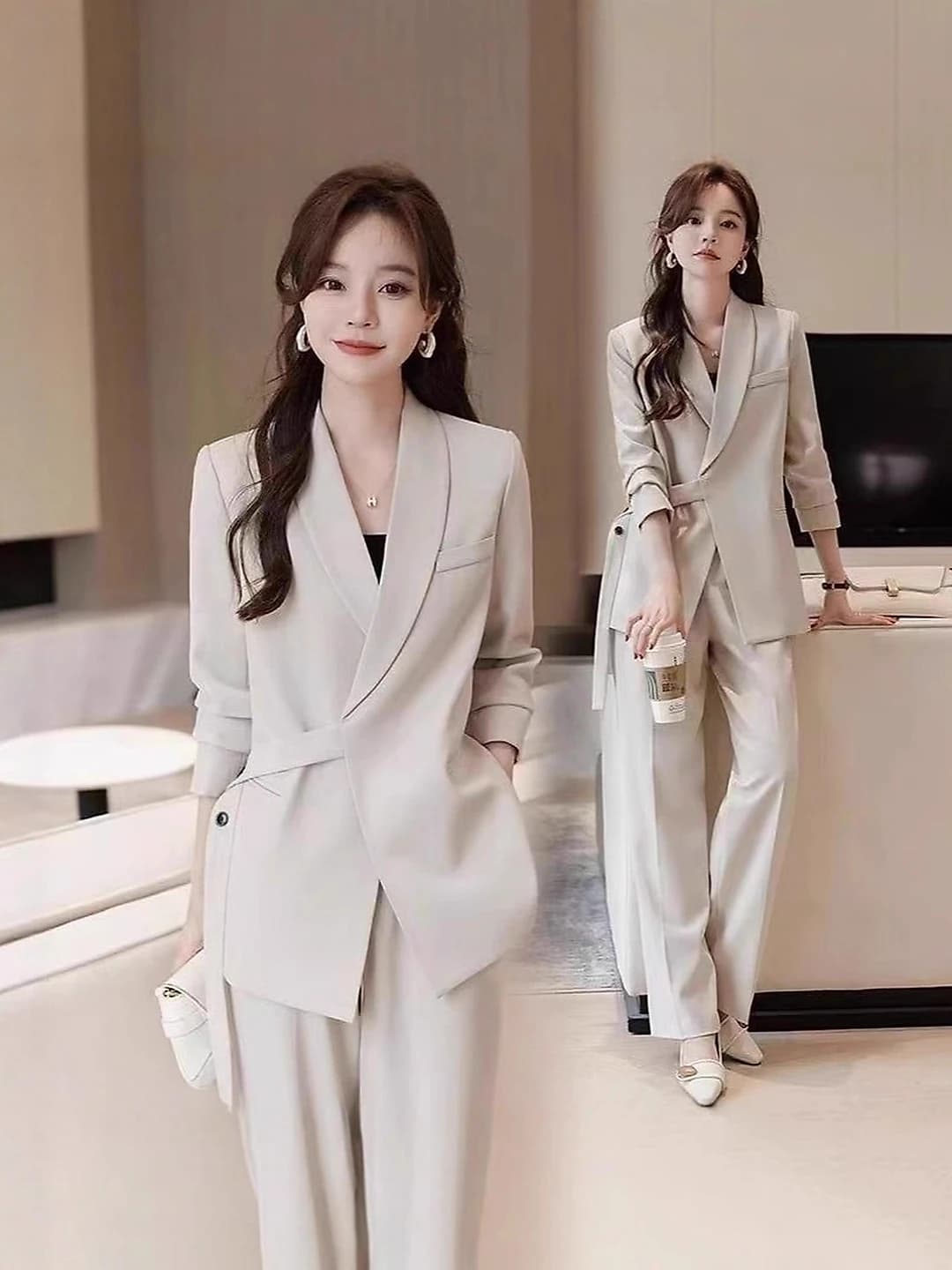 Apricot Two-piece Set