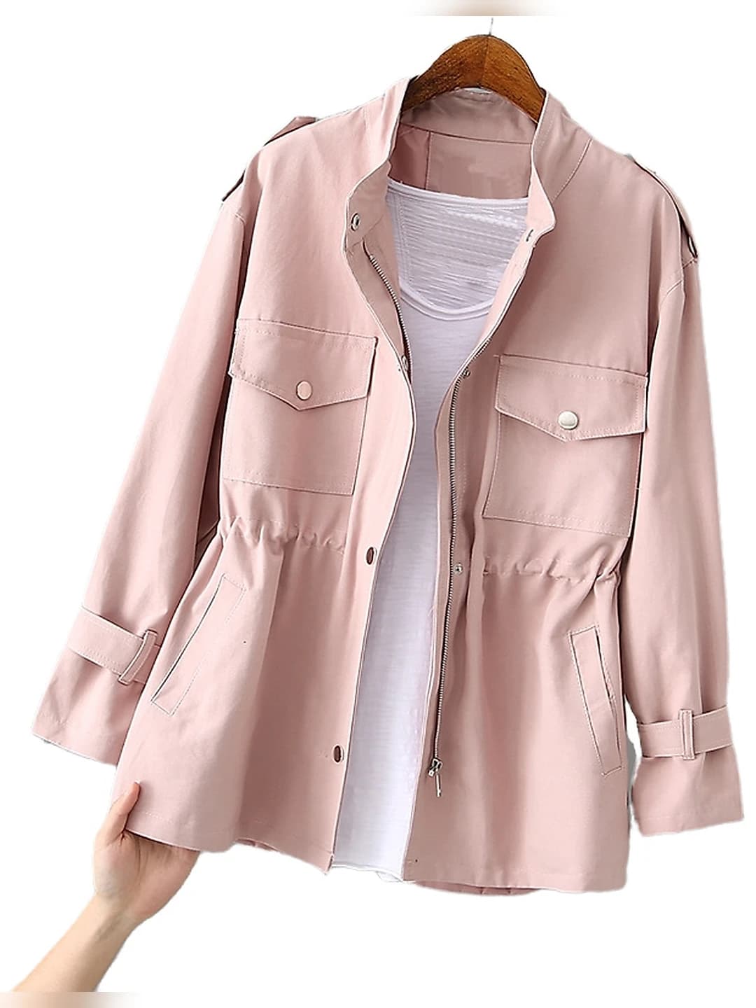 0.5" thin strap, pink, 1 pc