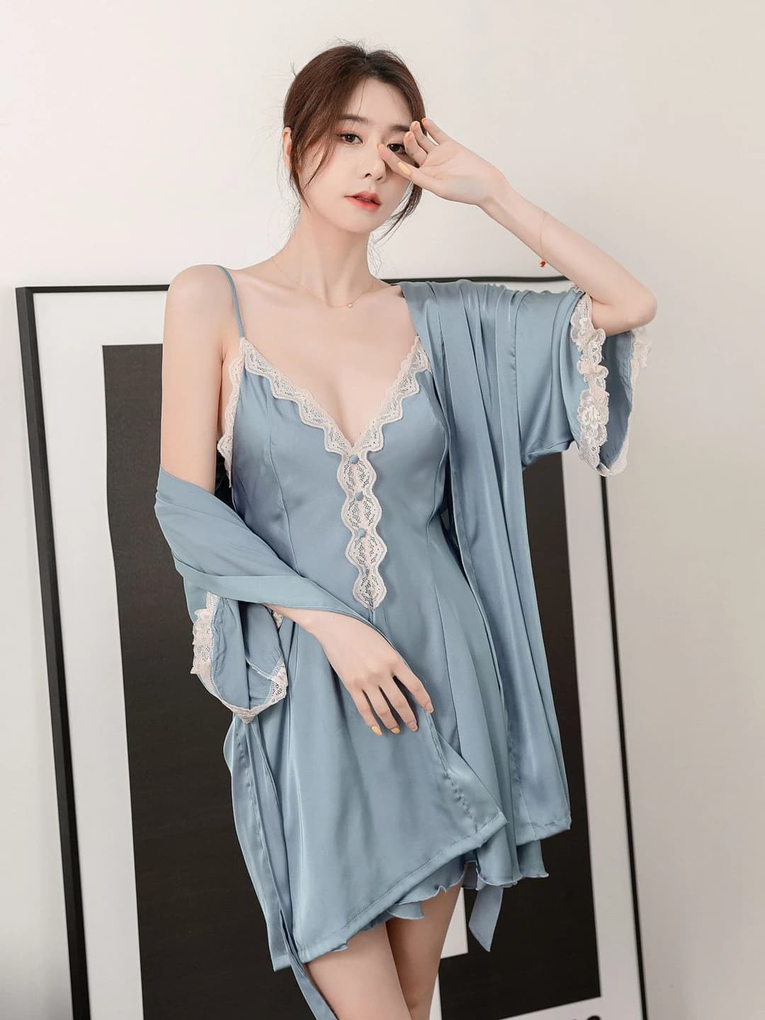 Grey-blue (2201 robe set)