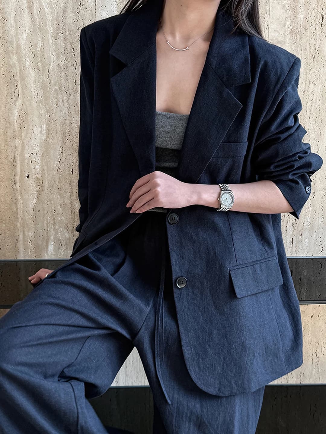 Navy jacket