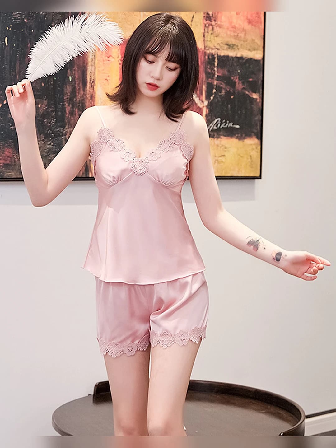 Розовый (0337 шорты)