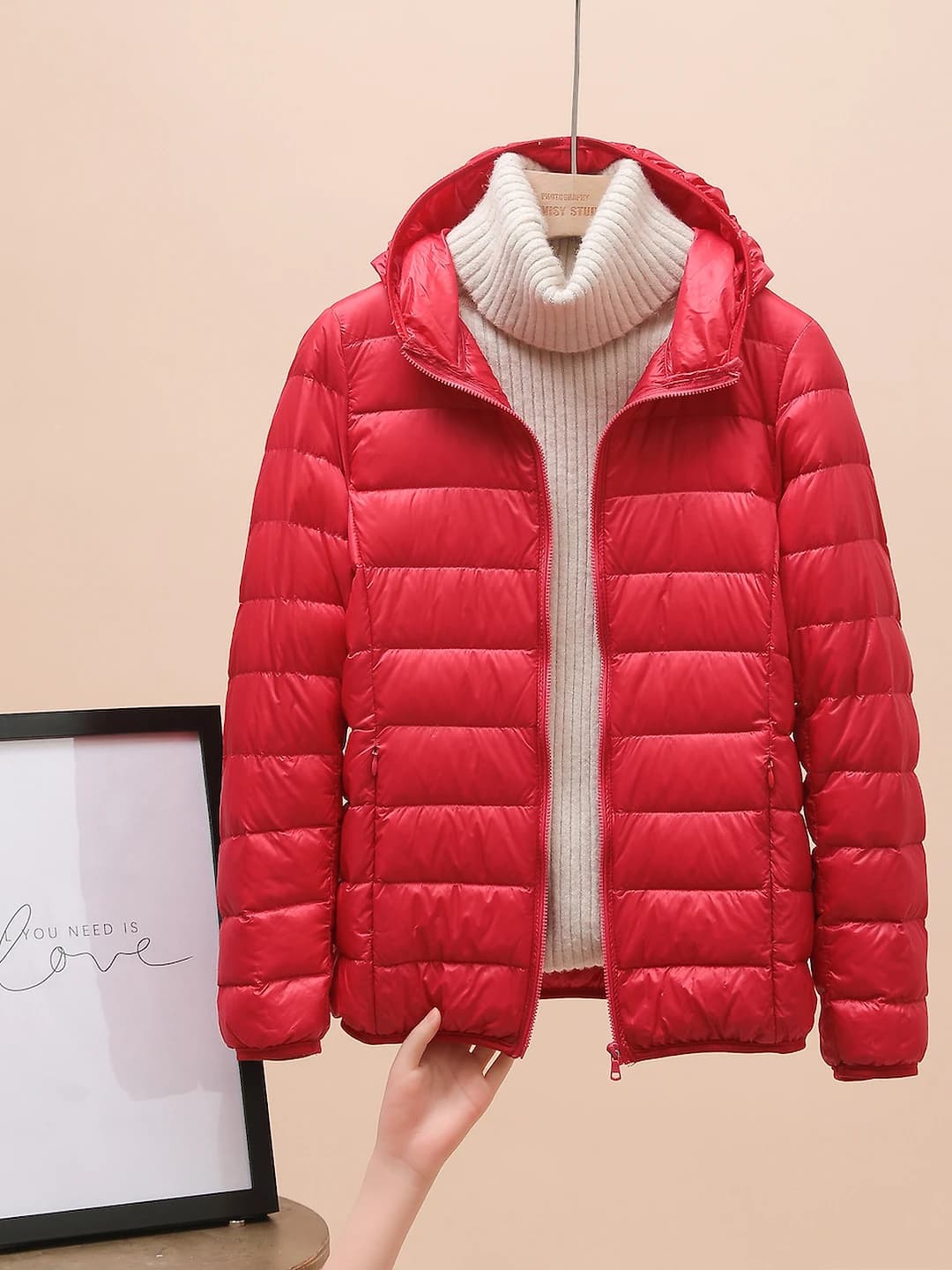 Bright red
