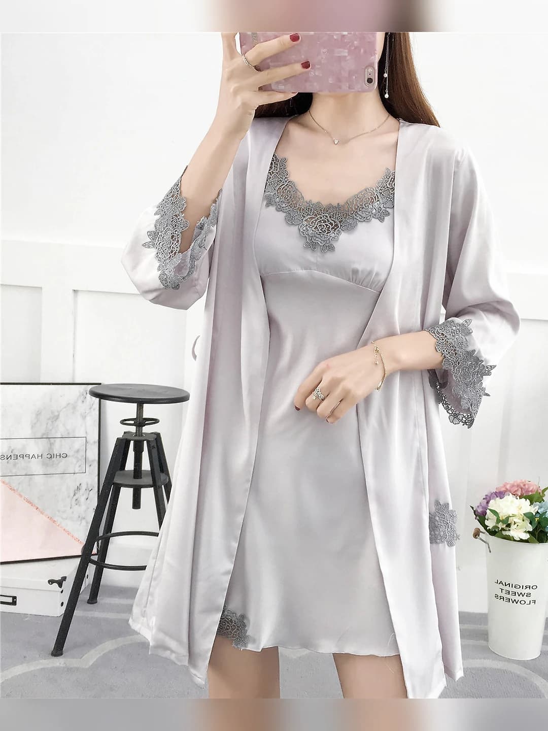 Silver-grey (1801 2-piece set)