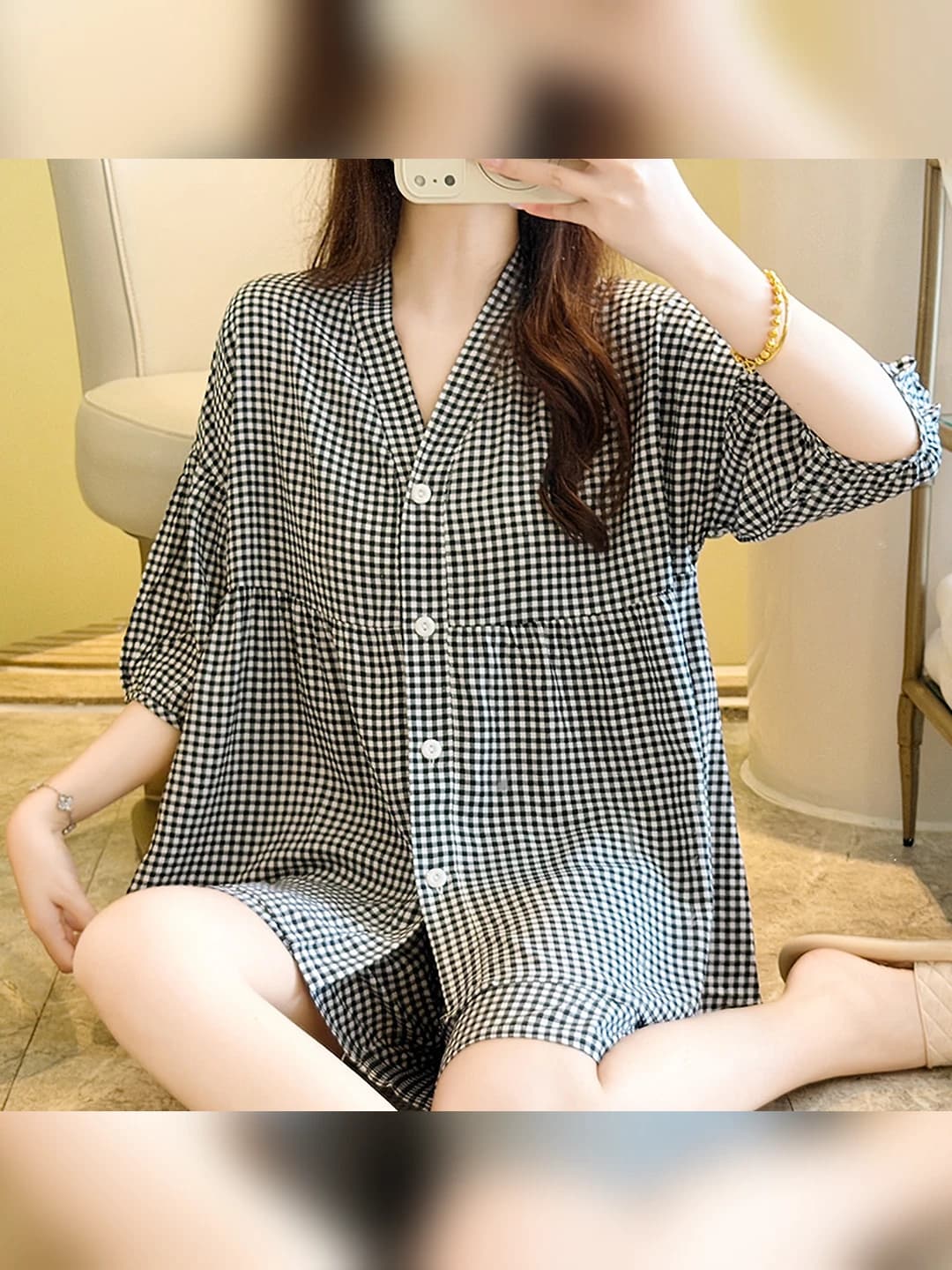 510 Grey Plaid
