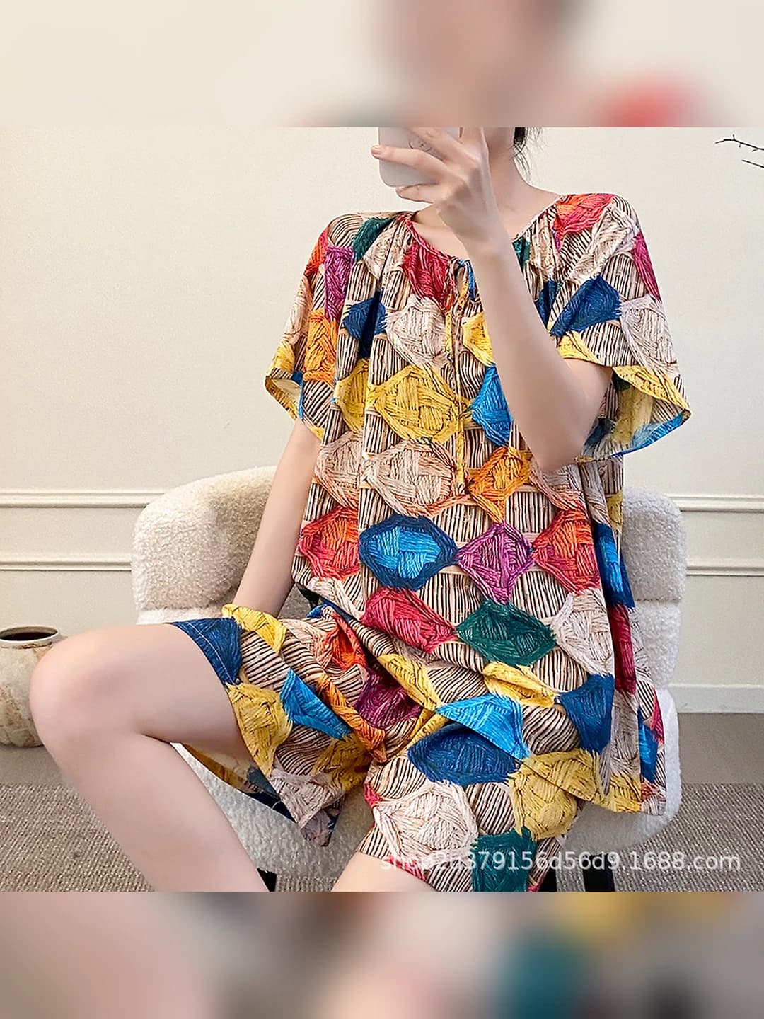509 Разноцветная вязка