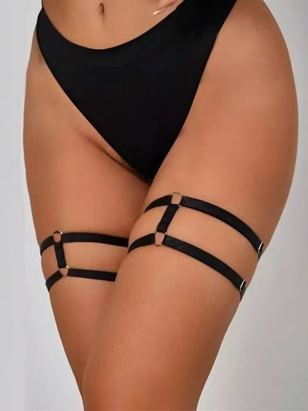 Women's punk style garter straps, adjustable, for cosplay and parties