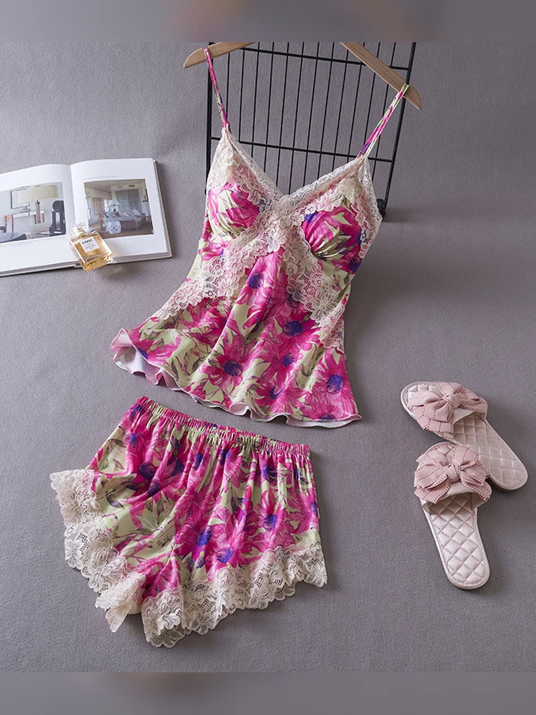 Silk - Red lace