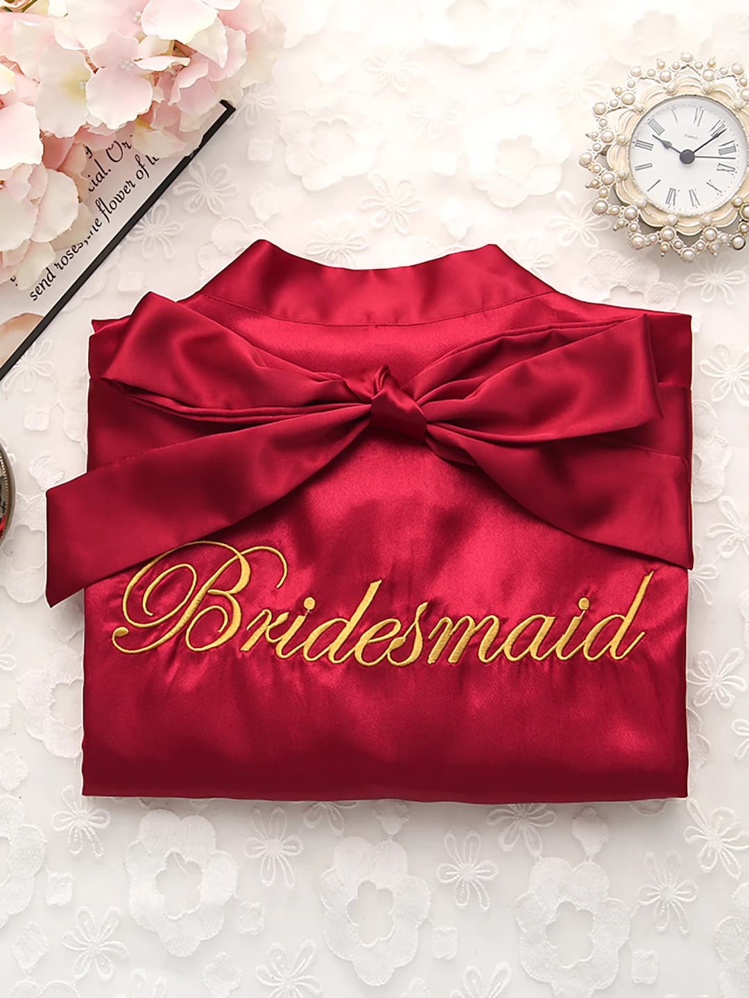 Wine red (Bridesmaid)