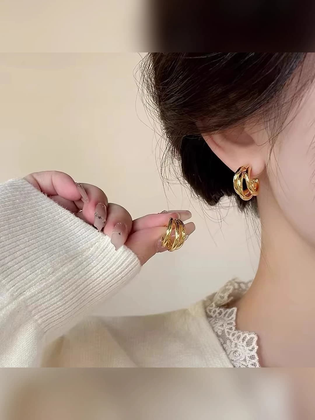 1# Constant circle earrings