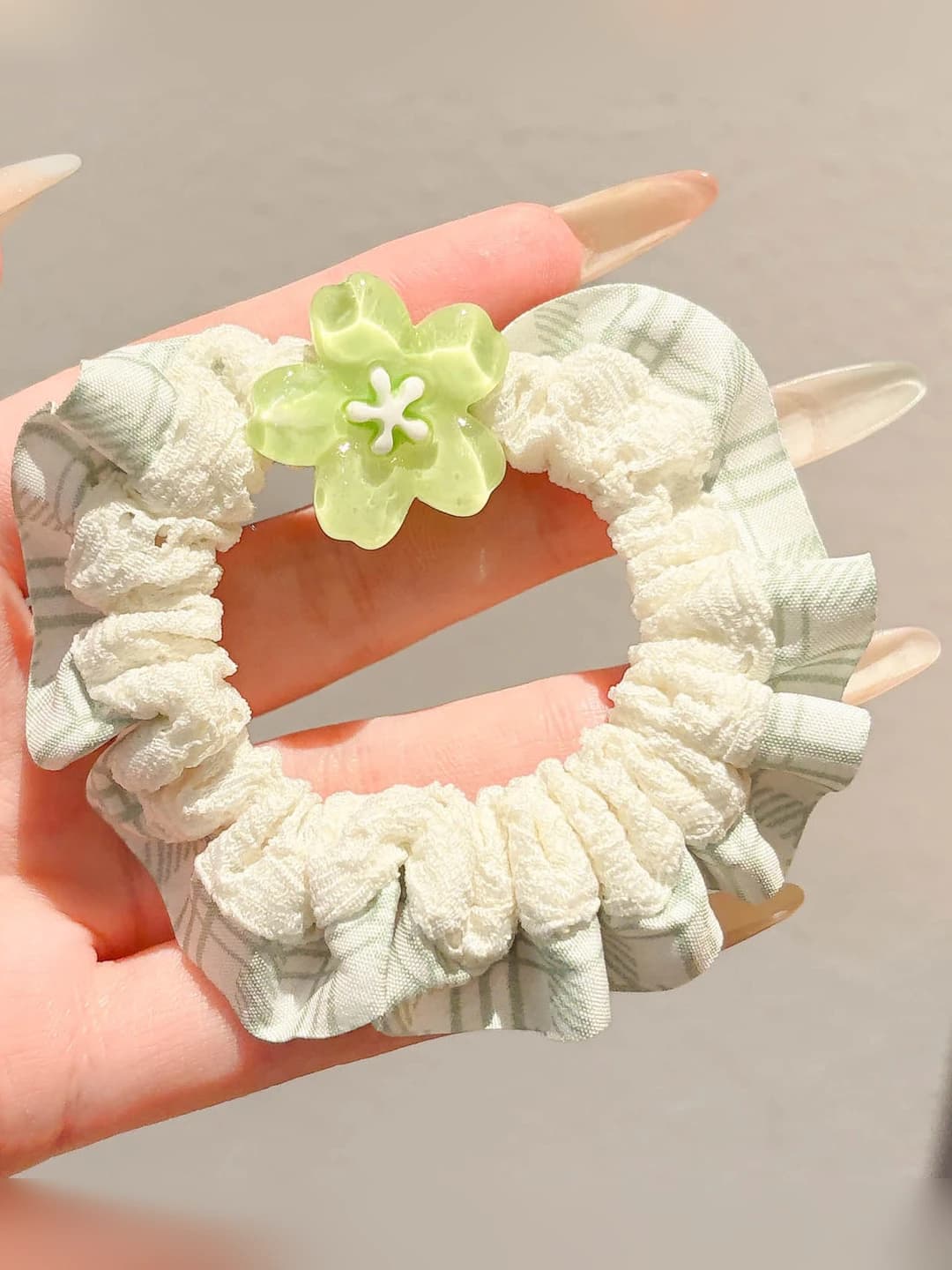 4# Gulli soch tasmasi - yashil