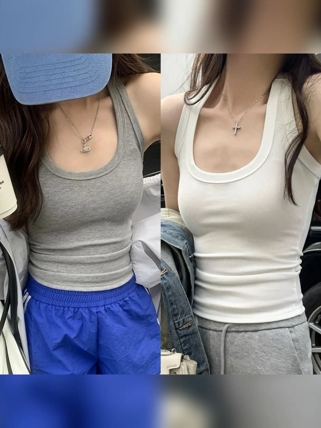Grey + White (2 pcs)