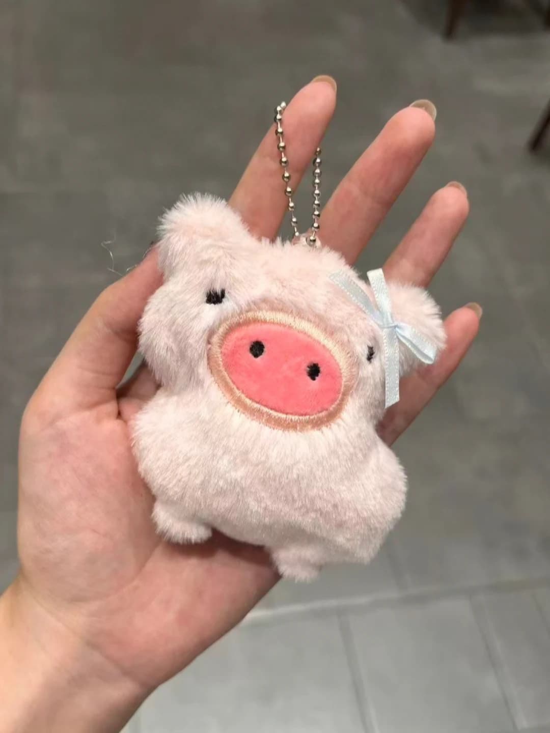 Pink pig charm