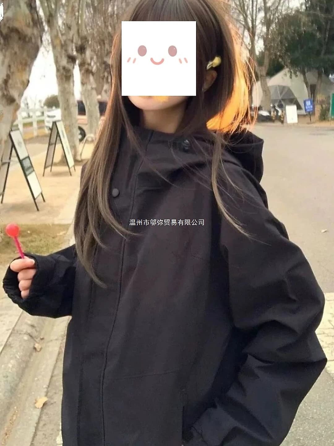 Ayollar uchun qora yengsiz yupqa kurtka, bahor-kuz uchun, bo'sh (oversize) kiyim, kundalik uslub