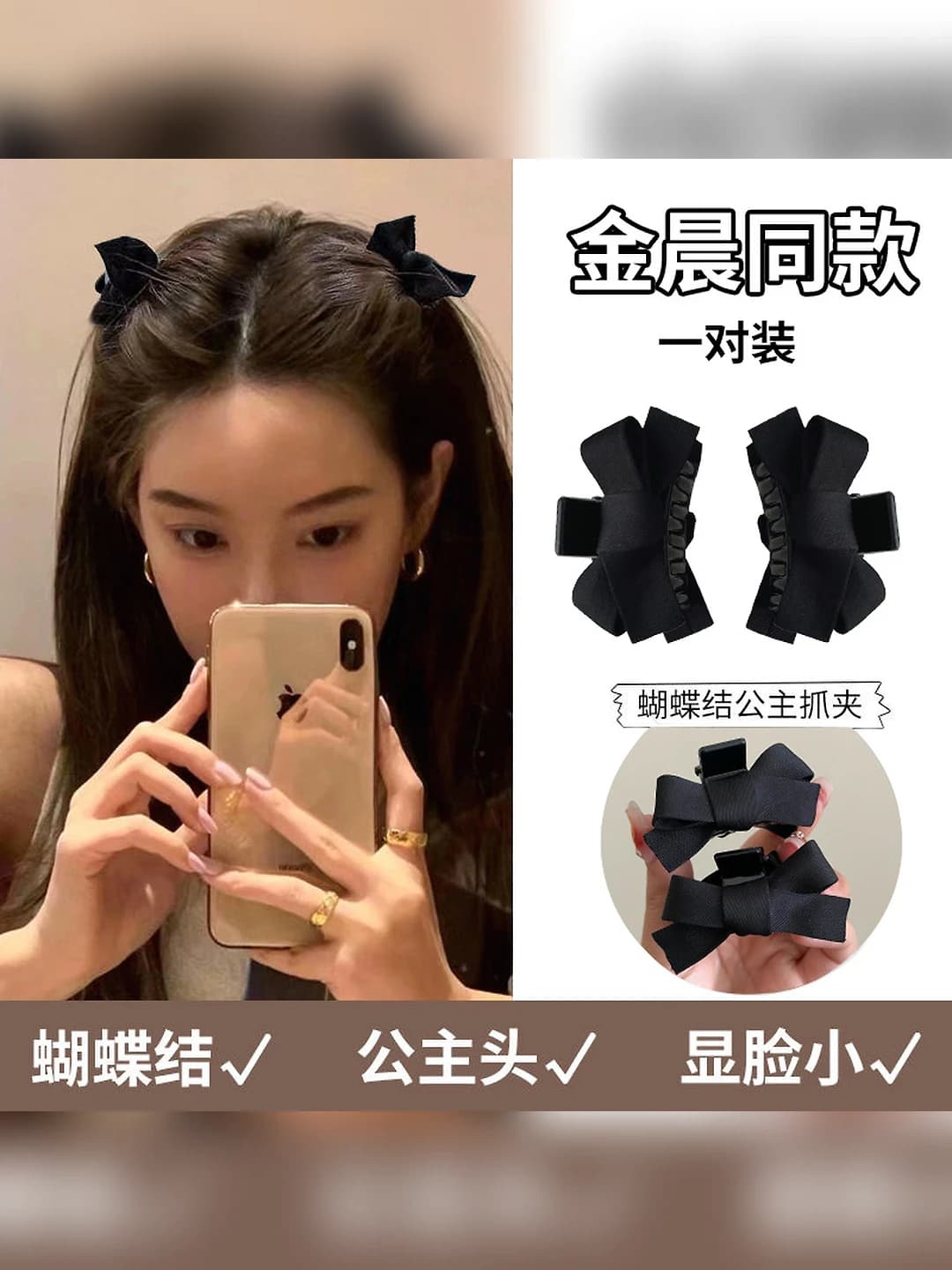 1 pair of clips