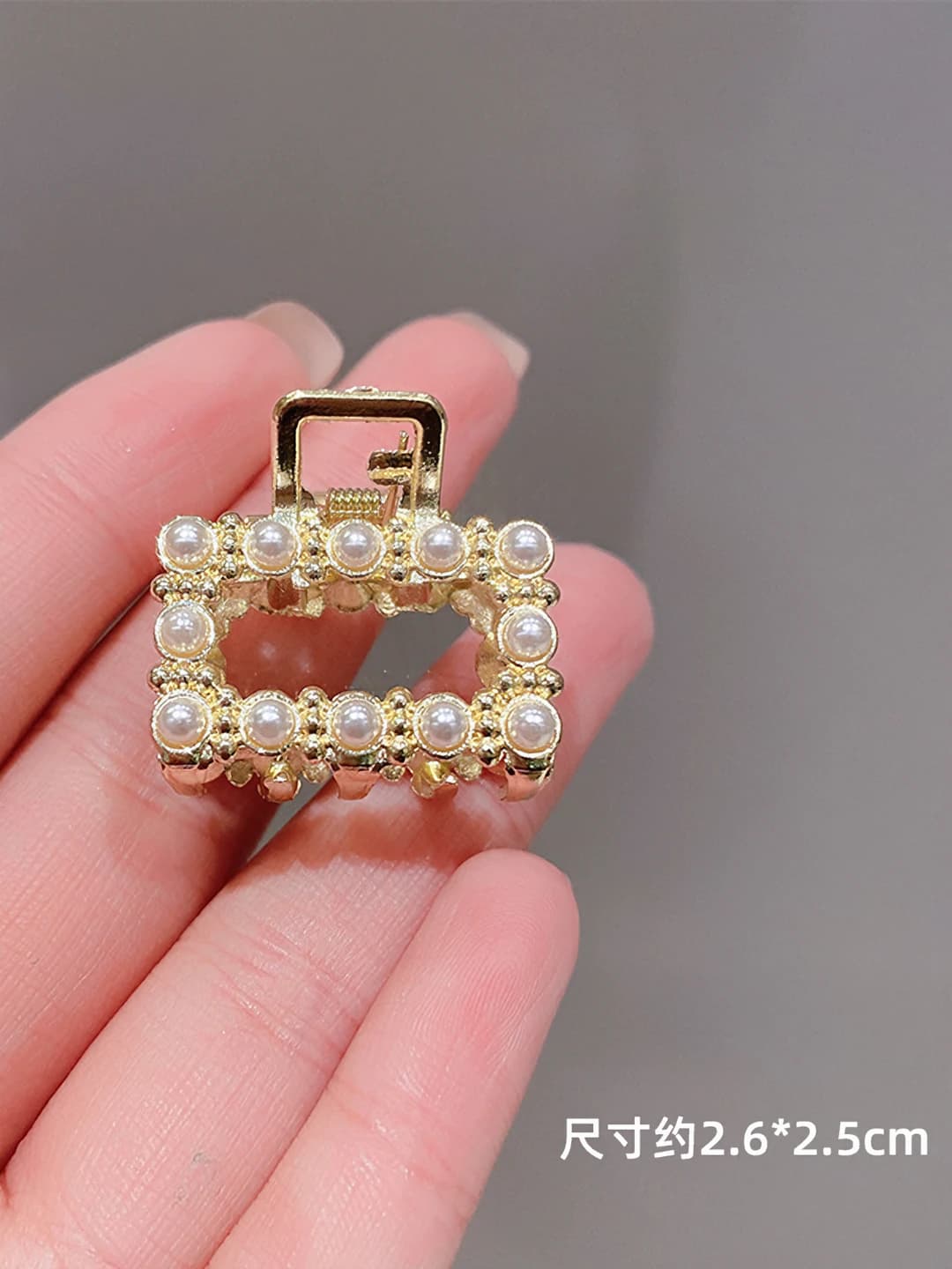 5# Квадрат, полностью жемчуг (3cm)
