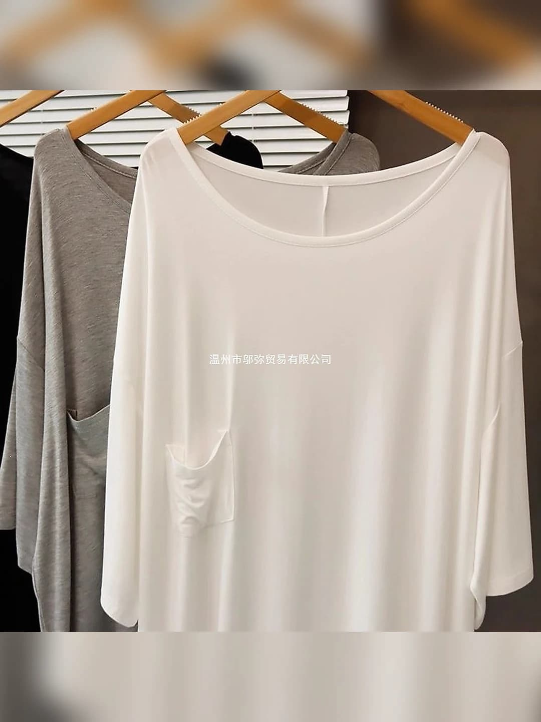 Women's summer nightgown, pure cotton, crew neck, short sleeve, thin, loose fit, mid-length, loungewear