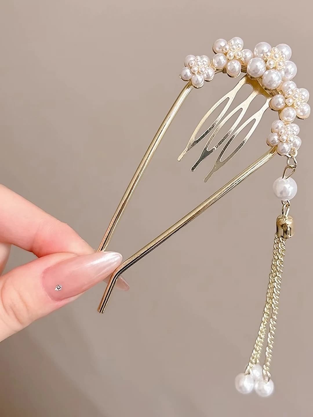 14# Pearl flower comb