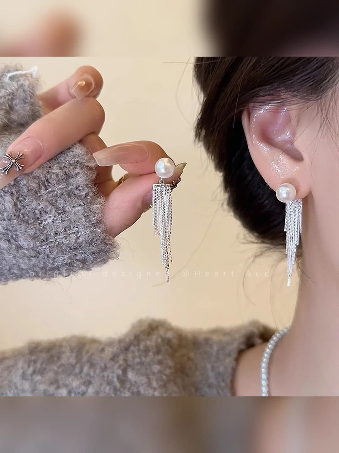 1# White 14K {pair}