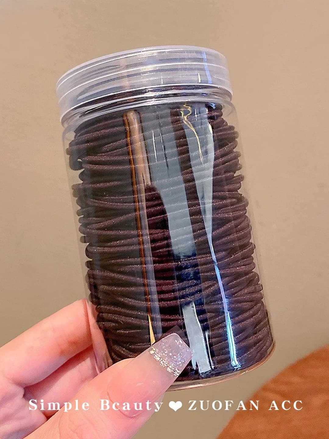Dark brown, 100 pcs
