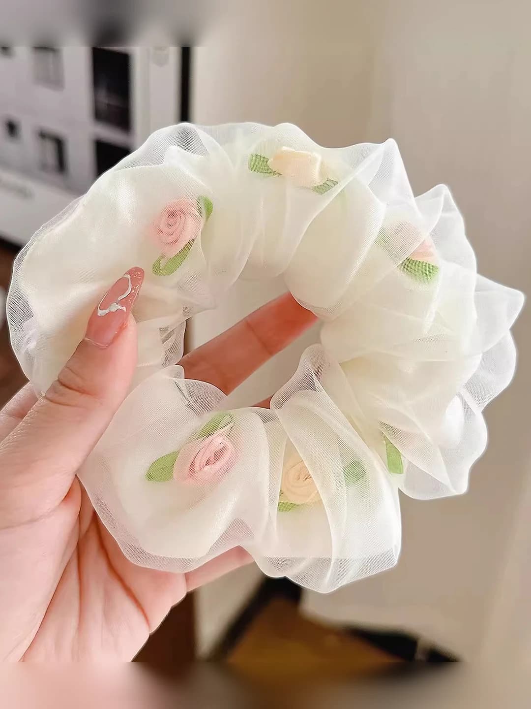 1# Atirgul, tulle, soch tasmasi