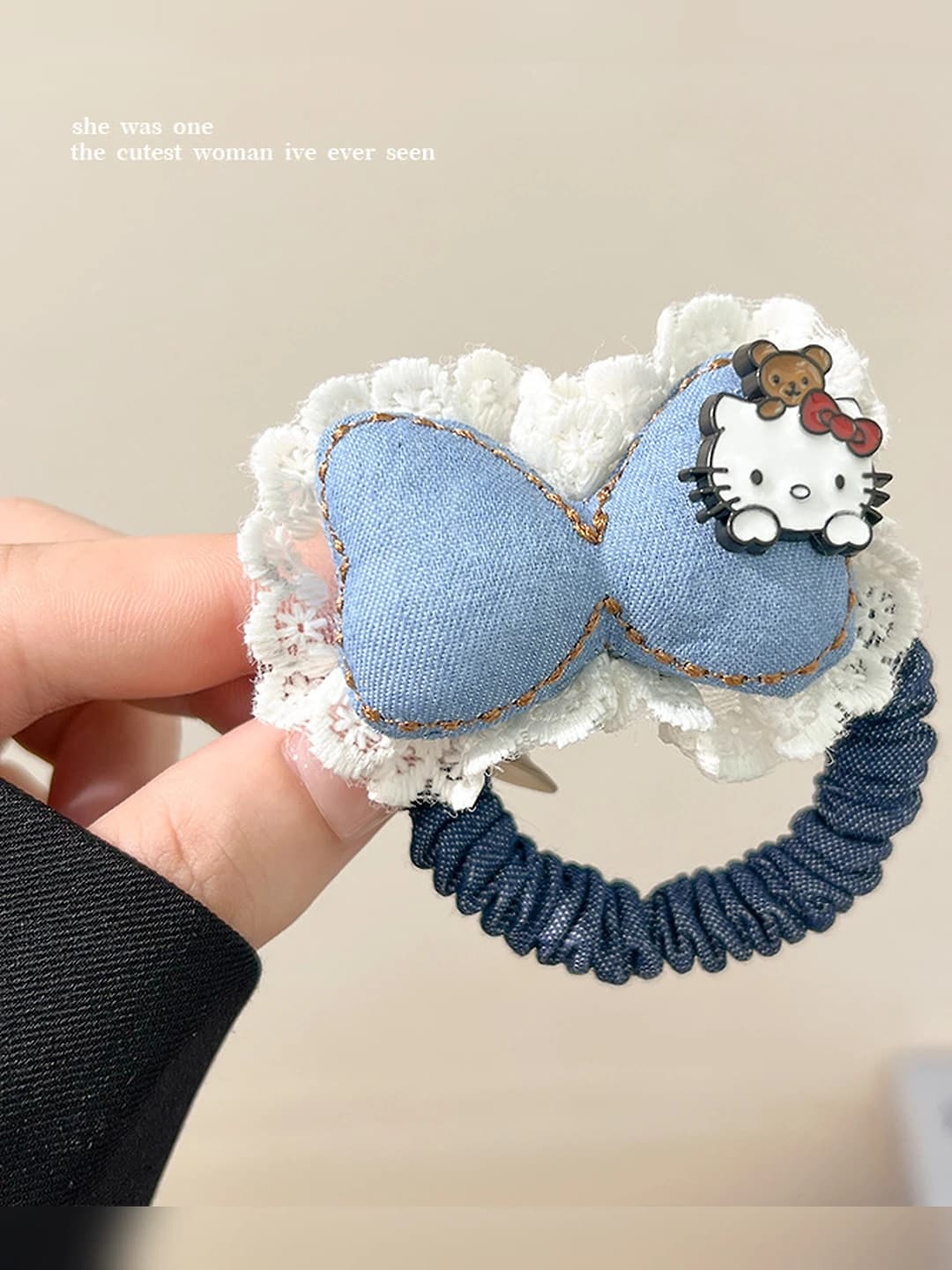 Navy bow KT, 4 pc