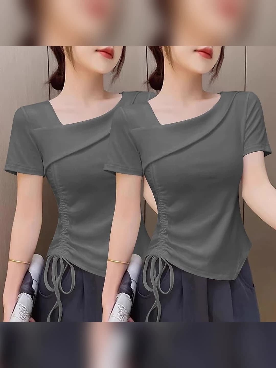 Dark Grey + Dark Grey [2 pcs]