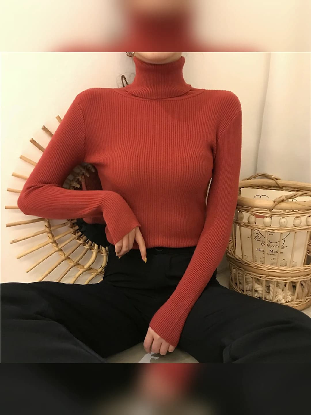 Brick red