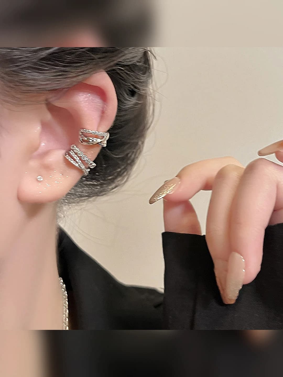 17# Серебряные клипсы, 2 шт